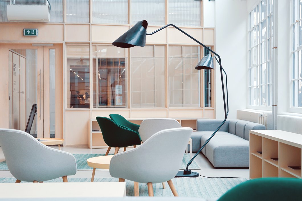 A modern open office